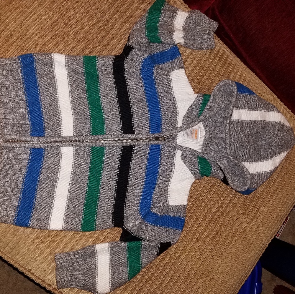 Zip up hooded sweater